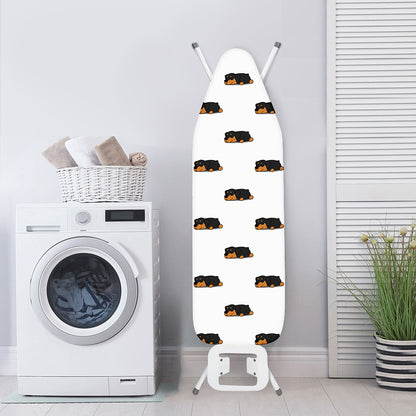 Sleeping Rottweiler Pattern Print Ironing Board Cover