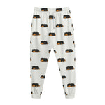 Sleeping Rottweiler Pattern Print Jogger Pants