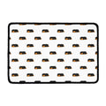 Sleeping Rottweiler Pattern Print Kitchen Mat
