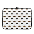 Sleeping Rottweiler Pattern Print Laptop Sleeve