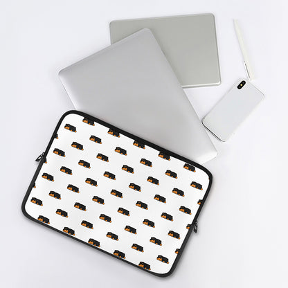 Sleeping Rottweiler Pattern Print Laptop Sleeve