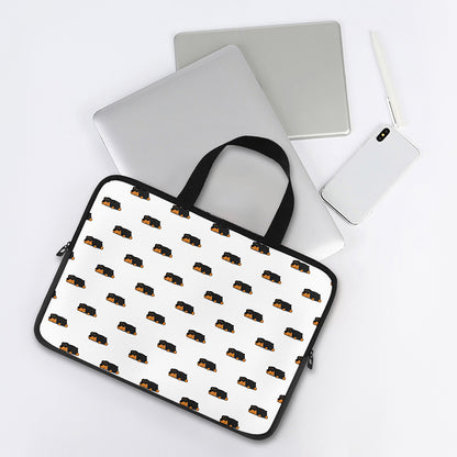 Sleeping Rottweiler Pattern Print Laptop Sleeve With Handle