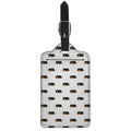 Sleeping Rottweiler Pattern Print Luggage Tag