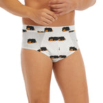 Sleeping Rottweiler Pattern Print Men's Briefs