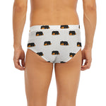 Sleeping Rottweiler Pattern Print Men's Briefs