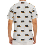 Sleeping Rottweiler Pattern Print Men's Deep V-Neck Shirt