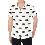 Sleeping Rottweiler Pattern Print Men's Shirt