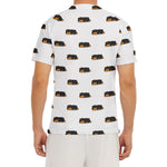 Sleeping Rottweiler Pattern Print Men's Short Sleeve Rash Guard
