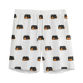 Sleeping Rottweiler Pattern Print Men's Athletic Shorts