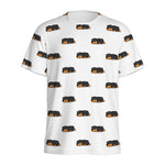 Sleeping Rottweiler Pattern Print Men's Sports T-Shirt