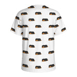 Sleeping Rottweiler Pattern Print Men's Sports T-Shirt