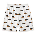 Sleeping Rottweiler Pattern Print Men's Swim Trunks