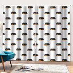 Sleeping Rottweiler Pattern Print Pencil Pleat Curtains