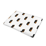 Sleeping Rottweiler Pattern Print Pet Cooling Mat Cover