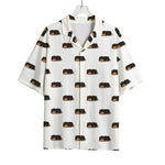 Sleeping Rottweiler Pattern Print Rayon Hawaiian Shirt