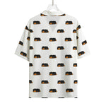 Sleeping Rottweiler Pattern Print Rayon Hawaiian Shirt