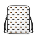 Sleeping Rottweiler Pattern Print Rectangular Crossbody Bag