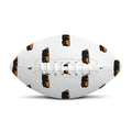 Sleeping Rottweiler Pattern Print Rugby Ball