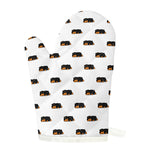 Sleeping Rottweiler Pattern Print Single Oven Mitt