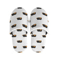 Sleeping Rottweiler Pattern Print Slippers