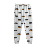 Sleeping Rottweiler Pattern Print Sweatpants