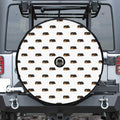 Sleeping Rottweiler Pattern Print Tire Cover With Camera Hole