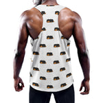 Sleeping Rottweiler Pattern Print Training Tank Top