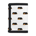 Sleeping Rottweiler Pattern Print Trifold Wallet