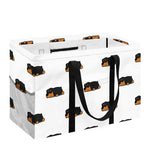 Sleeping Rottweiler Pattern Print Utility Tote Bag