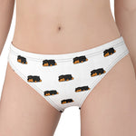 Sleeping Rottweiler Pattern Print Women's Panties