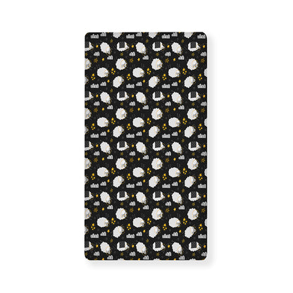 Sleeping Sheep Pattern Print Baby Crib Sheet