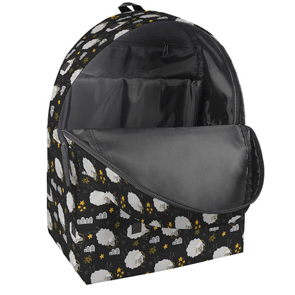 Sleeping Sheep Pattern Print Backpack