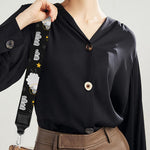 Sleeping Sheep Pattern Print Bag Strap