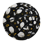 Sleeping Sheep Pattern Print Basketball