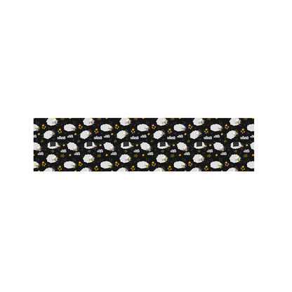 Sleeping Sheep Pattern Print Bed Runner
