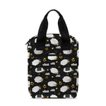 Sleeping Sheep Pattern Print Bible Tote Bag