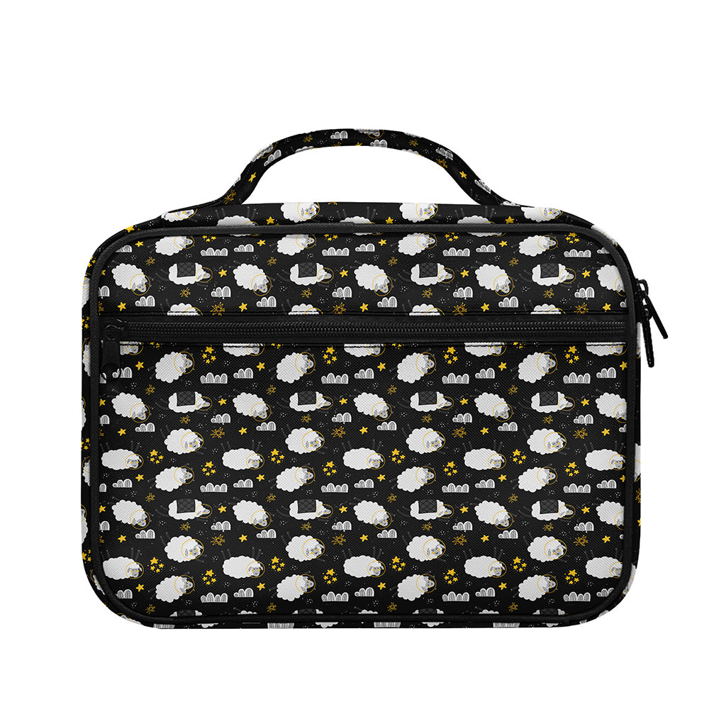 Sleeping Sheep Pattern Print Briefcase Bible Bag