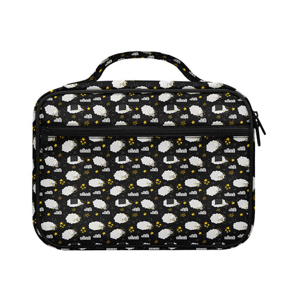 Sleeping Sheep Pattern Print Briefcase Bible Bag