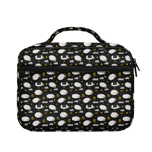 Sleeping Sheep Pattern Print Briefcase Bible Bag