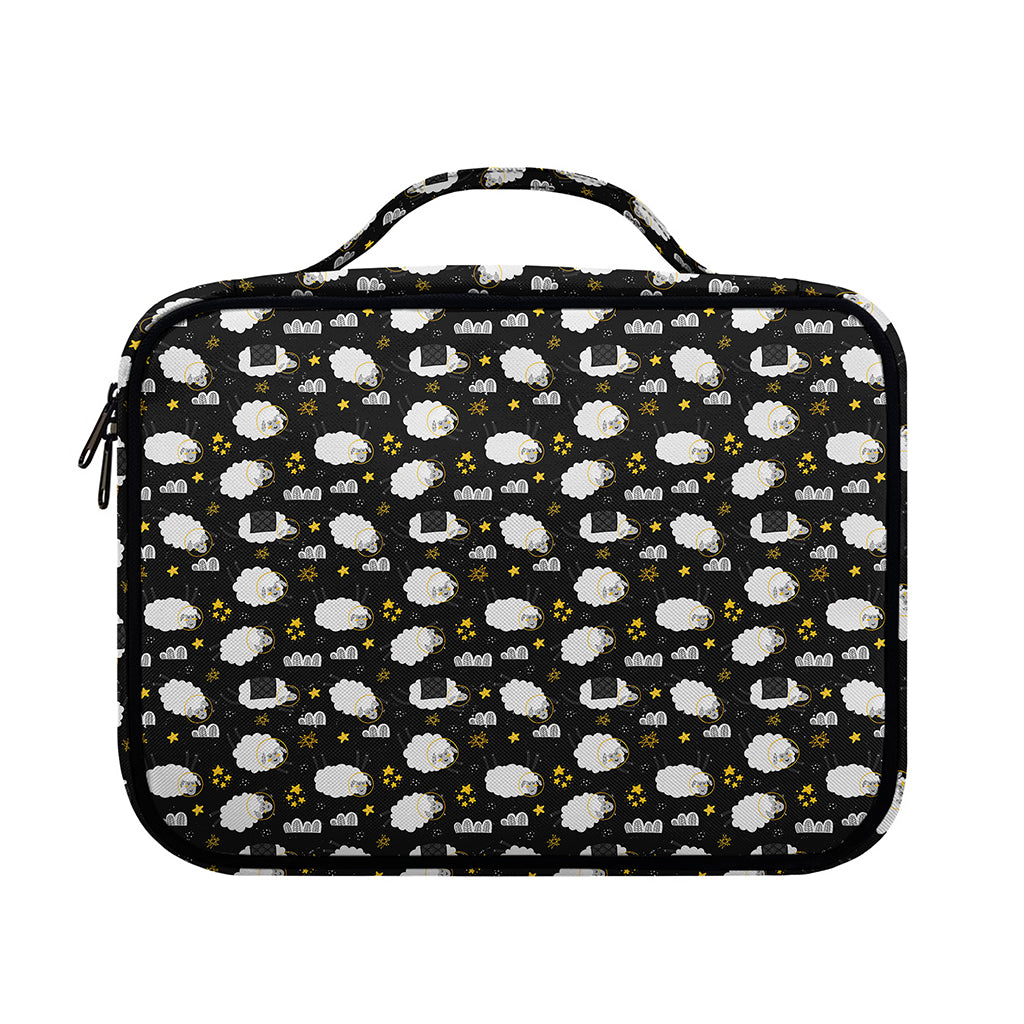 Sleeping Sheep Pattern Print Briefcase Bible Bag