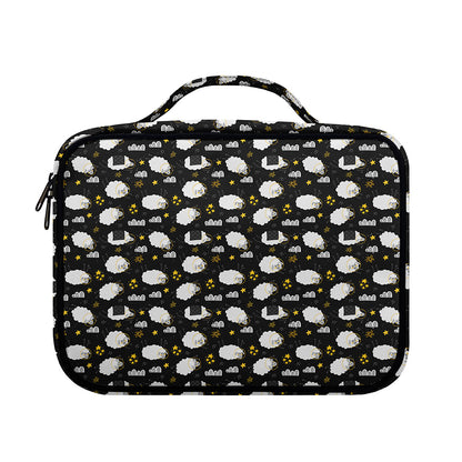 Sleeping Sheep Pattern Print Briefcase Bible Bag