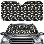 Sleeping Sheep Pattern Print Car Windshield Sun Shade