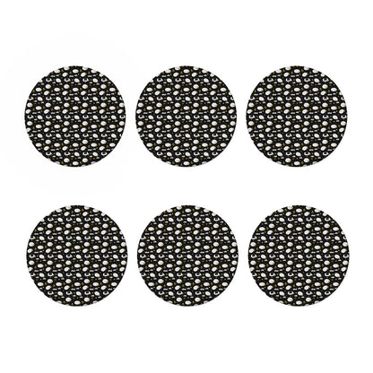 Sleeping Sheep Pattern Print Coaster Set