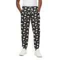 Sleeping Sheep Pattern Print Cotton Sweatpants