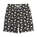 Sleeping Sheep Pattern Print Cotton Shorts
