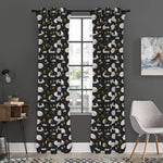 Sleeping Sheep Pattern Print Curtain