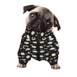 Sleeping Sheep Pattern Print Dog Zip Up Jacket