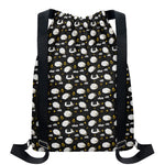 Sleeping Sheep Pattern Print Drawstring Backpack