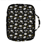 Sleeping Sheep Pattern Print Front Pocket Bible Bag