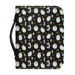 Sleeping Sheep Pattern Print Leather Bible Cover